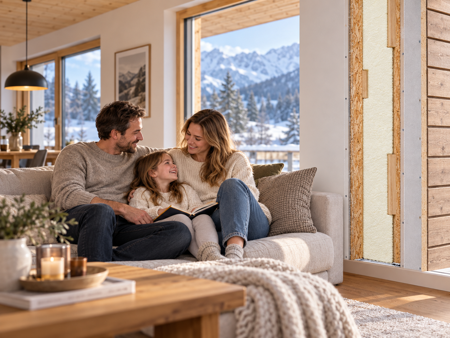 Fertig eingerichteter Wohnraum